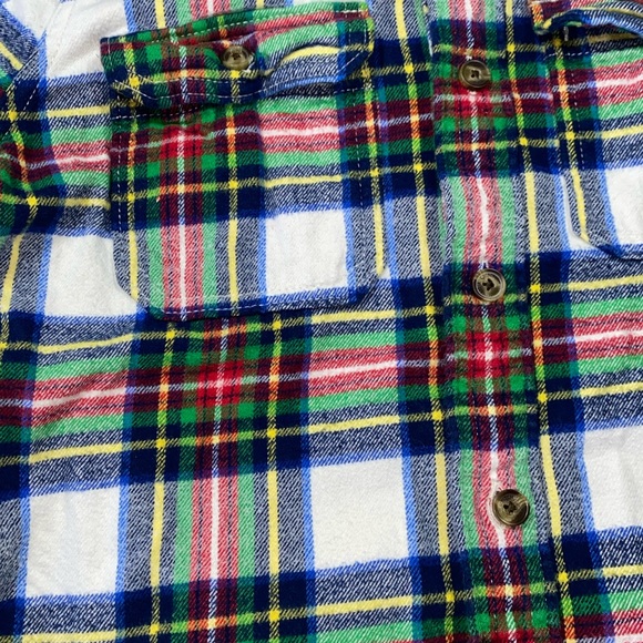 Abercrombie & Fitch Muscle Plaid Flannel Shirt | Size Large - Picture 4 of 11